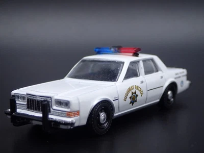 1988 DODGE Diplomatico California Autostrada Patrol Chp 1:64 Modello Auto - Immagine 1 di 4