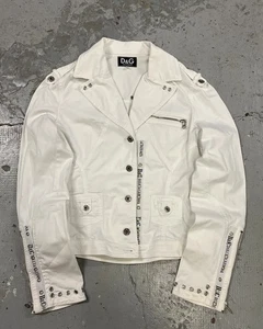 AW2004 Dolce & Gabbana Cargo White Jacket (S/M) - Picture 1 of 12