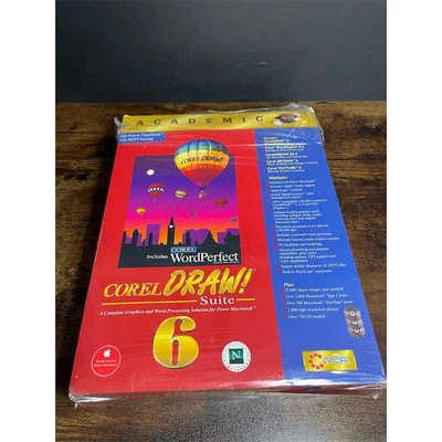 CorelDRAW 6 Suite for Power Macintosh Academic Edition CD Software - Image 1 of 3