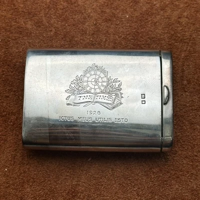 1926 ESTERLINA INGLESA CAJA FUERTE DESLIZANTE - LOS TIEMPOS - SELLOS DE LONDRES Foto 1 de 4