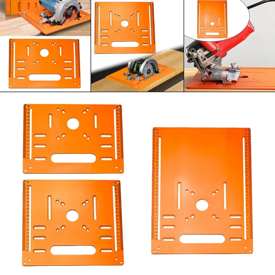 Cutting Machine Base Plate Sturdy Positioning Plate Circular Saw Rail Tool - Image 1 of 1