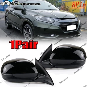 1Pair Rearview Mirror For Honda Vezel HRV XRV 2014-2019 Folding Electric 8Pin - Picture 1 of 4