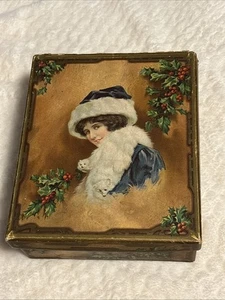 Frühe 1900’s Vintage Damen Deko Box - Bild 1 von 7