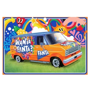 AMT 1471 1977 Ford Custom Van Fanta 1:25 Scale Kit - Picture 1 of 1