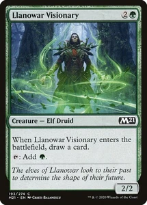 4x Llanowar Visionary - NM - Core Set 2019-2021 - SPARROW MAGIC - Picture 1 of 1