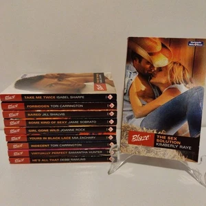 10x Blaze Mills and Boon Paperback Books Sexy Erotic Romance Novels Bulk Lot #10 - Picture 1 of 15