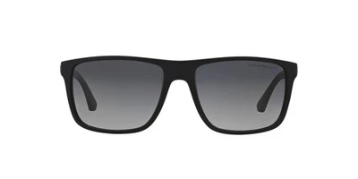 EA4033 Sunglasses, Rubber Black and Grey/Gradient Grey Polarized, 56 mm - Image 1 of 4