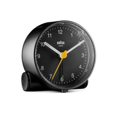 Braun | BC01B Classic Analogue Alarm Clock in Black - Image 1 of 2