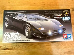 Tamiya 1/10 RC Lamborghini Countach LP500 Kit New Unassembled LED Version - Picture 1 of 5
