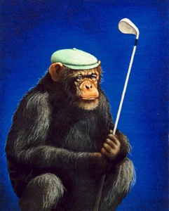  CHIMP SHOT  -  WILL BULLAS  - LTD ED Print - Picture 1 of 1