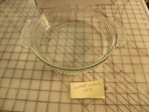 Anchor Hocking Baking Dish Clear 8" Round # 1430 1 QT - Picture 1 of 2