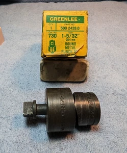 Vintage Greenlee Chassis Punch No.730 1 5/32" Dia. in Box - Picture 1 of 11