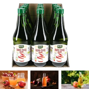 BioBio Apfelessig klar 750 ml – 12er Pack, naturreiner Genuss in Bio-Qualität - Bild 1 von 1