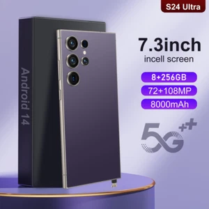 S24 Ultra Unlocked 5G Smartphone 7.3" 256GB Cellphones Android14 Dual SIM - Bild 1 von 31