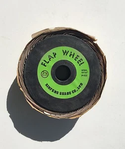 Flap sanding Abrasive Grinding wheel 10" x 2" x 1" 400 Grit Striping Polisher - Picture 1 of 4