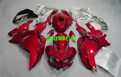 Full Candy Red Fairing Body Kits For Kawasaki Ninja 500 2024 2025 + Tank Cover Foto 1 de 3