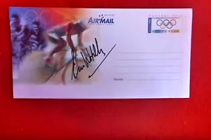 CYCLIST ERIC WOHLBERG N HAND SIGNED CYCLING OLYMPIC 2000 PPE - Picture 1 of 1