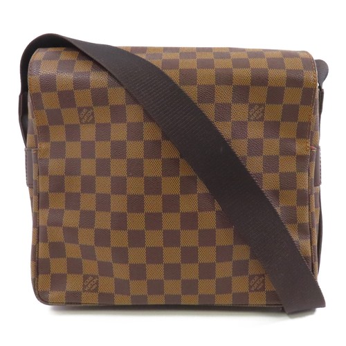 LOUIS VUITTON（LV） Borsa a tracolla Louis Vuitton LV GHW Naviglio Messenger N45255 Damier Ebene marrone