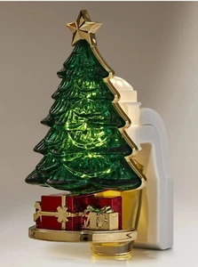 CHRISTMAS TREE WALLFLOWER NIGHTLIGHT PLUG DIFFUSER BATH BODY WORKS WHITE BARN - Picture 1 of 1
