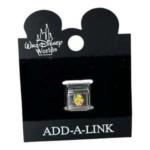 Disney Tinker bell Add A Link Charm Vintage NWT Necklace Bracelet Silver - Picture 1 of 2