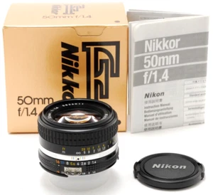 [NEUWERTIG in Box] SIC Nikon Ai-S Nikkor 50 mm f/1.4 AIS MF Standardobjektiv aus JAPAN - Bild 1 von 24
