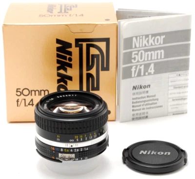 [MINT in Box] SIC Nikon Ai-S Nikkor 50mm f/1.4 AIS MF Standard Lens from JAPAN - Image 1 of 4