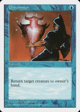 Magic MTG Tradingcard Fifth Edition 1997 Unsummon