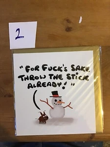 Weihnachtskarte lustig Erwachsene - Bild 1 von 2