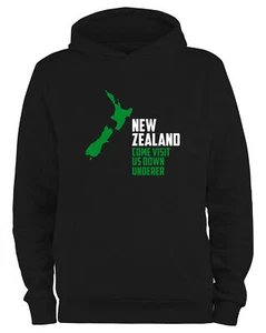 Styletex23 Sweat À Capuche Pour Hommes Nouvelle-Zélande Fun, Nouvelle-Zélande - Bild 1 von 4