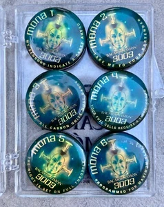 Bacardi Limon Rum Mona Advertising Magnets RARE - Picture 1 of 3