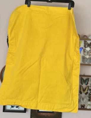 1 almohada de lona de algodón Ralph Lauren farsa amarillo brillante estándar logotipo bandera RL Foto 1 de 3