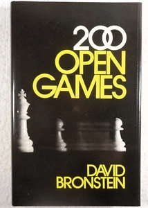 200 OPEN GAMES - David Bronstein (1974 Hardcover) - Picture 1 of 3