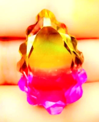 GGL Certified Tourmaline 28.05 CT Fancy Pear Shape Loose Gemstone For Pendant - Image 1 of 4