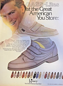 1984 Magazine Advertisement Gass-Lites Shoes At Kinneys - Picture 1 of 2