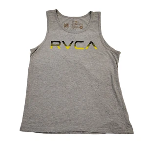 RVCA Tank Top Herren mittelgrau - schwarz grün gelb Logo, Artist Network Program - Bild 1 von 9