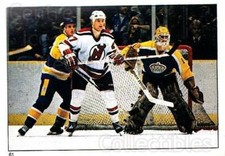 1986-87 O-Pee-Chee Stickers #061-0 Bob Janecyk, Kirk Muller
