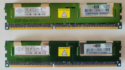 Nanya 8GB (2 x 4GB) 2Rx4 PC3-10600R Server RAM NT4GC72B4NA1NL-CG - Image 1 of 4