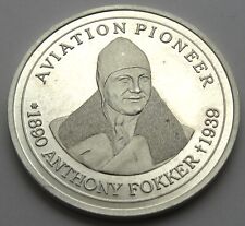 1989  ANTHONY FOKKER , NETHERLANDS , SILVER 1000 , 35 mm , 20.4 g