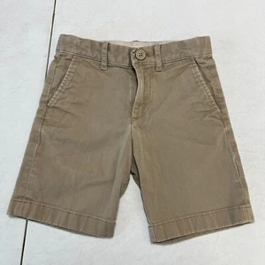 Crewcuts Shorts Boys 6 Brown Adjustable Stretch Gramercy Flex Chino Preppy Club - Picture 1 of 10