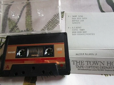 Malcolm McLaren Swamp Thing. Town House Pre Release Promo Tape Cassette Album  - Image 1 of 3