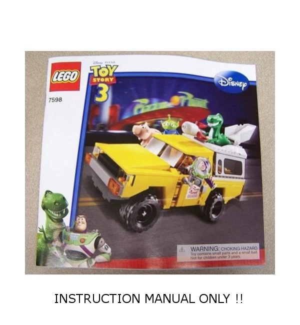 (Instructions) LEGO Toy Story 7598 Pizza Planet Truck Rescue - INSTRUCTIONS ONLY - Image 1 of 1
