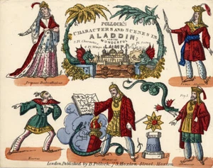 Toy Theatre Play - Pollock's Aladdin - Printed in Tuppence Coloured - Picture 1 of 3