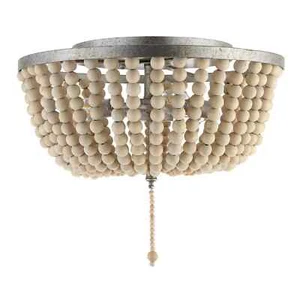 JONATHAN Y Lighting Allison 3 Light 15"W LED Flush Mount Silver JYL9019C - Picture 1 of 1