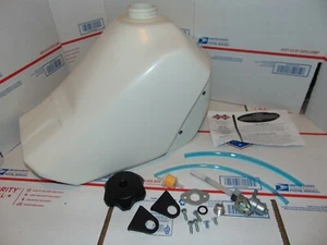 BLANCO gran tamaño ims 3 galones tanque gasolina petcock más HONDA ATC 350X TODOS LOS AÑOS - Imagen 1 de 5