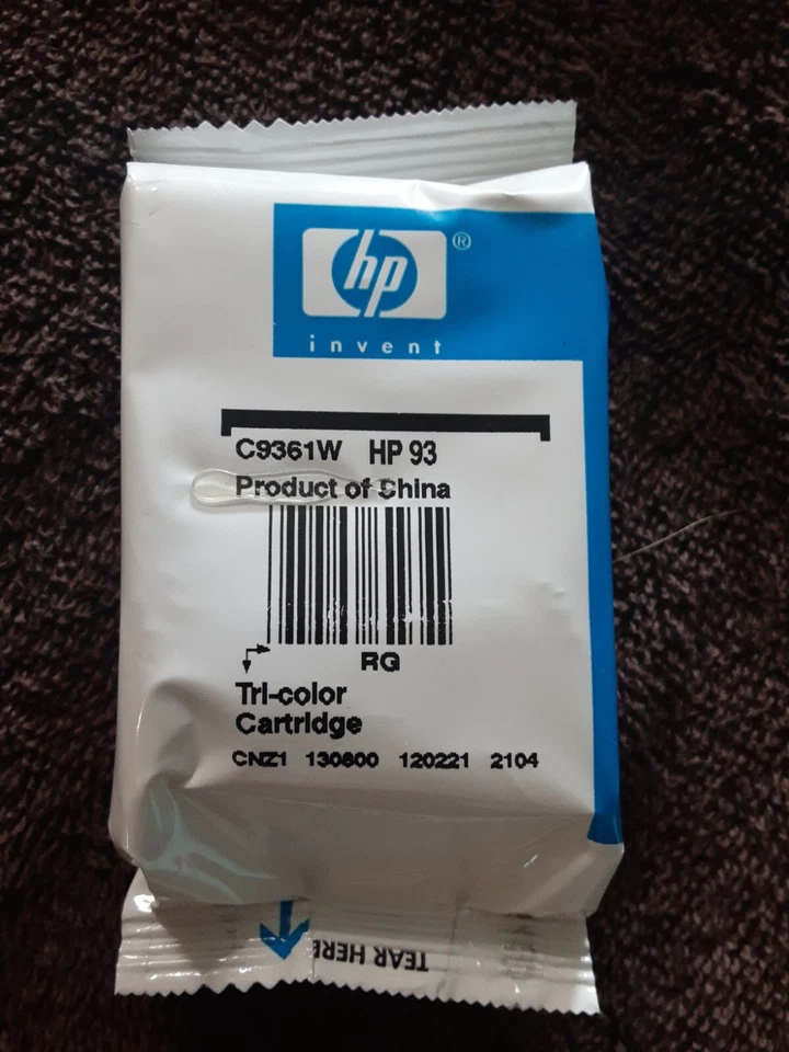 Cartucho de Tinta HP 93 Tri Color C9361W Genuíno Novo - Imagem 1 de 1