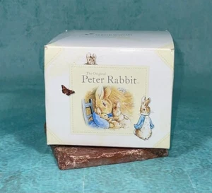 Wedgwood Peter Rabbit Hexagonal Money Box NOS Missing Stopper w/Box - Picture 1 of 16
