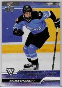 NATALIE SPOONER 2024-25 Upper Deck PWHL Young Guns #63 Toronto Rookie - YG RC - Picture 1 of 2