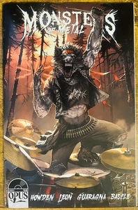 MONSTERS OF METAL 1 NM ONE- SHOT CHRISTENSEN WEREWOLF VARIANT OPUS COMICS 2022 - Picture 1 of 2