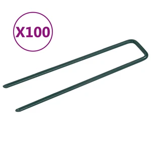 20/50/100x Gwóźdź do sztucznej trawy w kształcie litery U Żelazo Gwoździe ziemne Kotwa podłogowa Gwoździe vidaXL - Zdjęcie 1 z 7