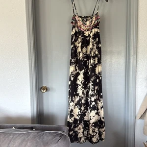 Maxi Vestido Billabong Tirantes Floral Bordado Talla Grande - Imagen 1 de 4